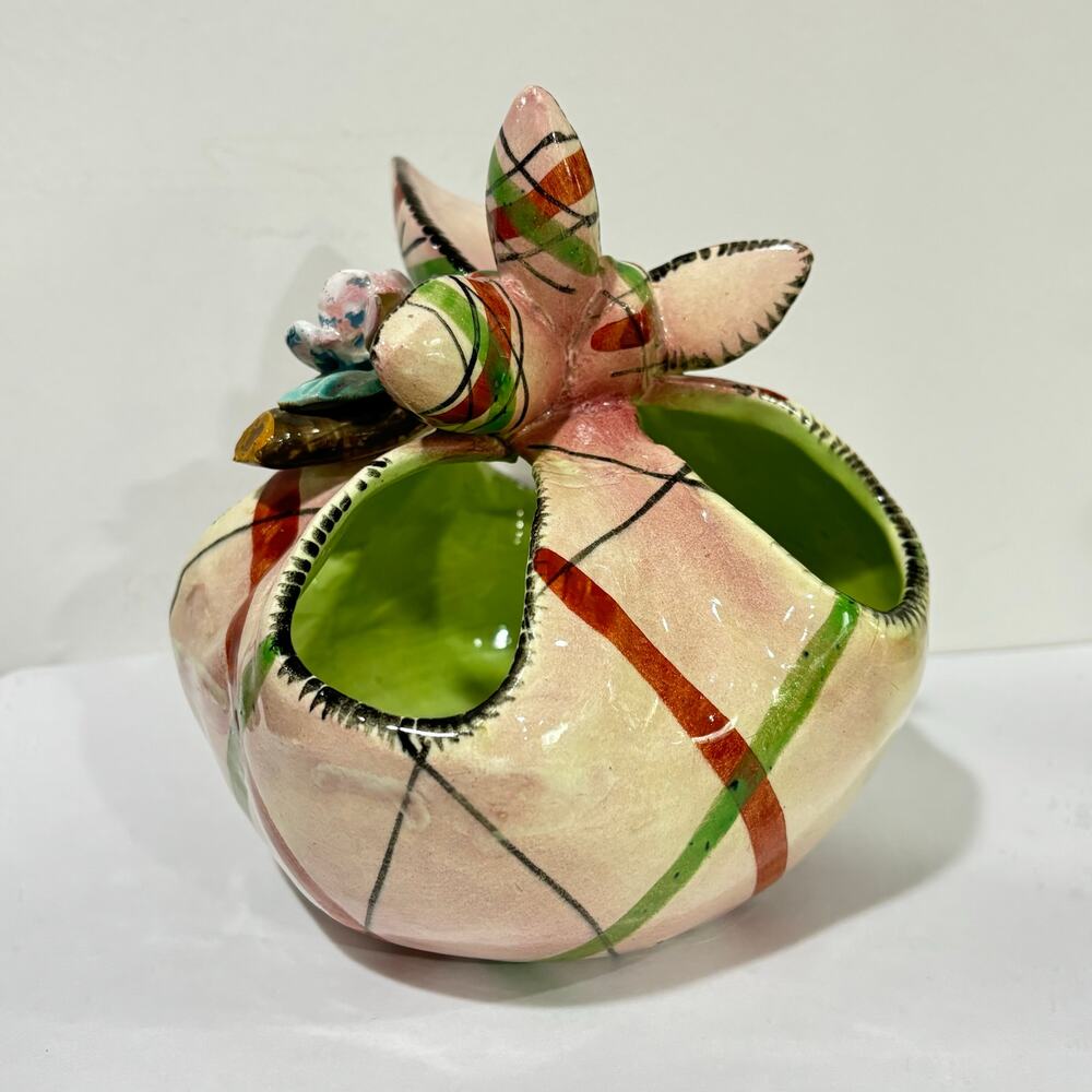 Unique vintage vase porcelain ceramic colorful novelty home decor container - Picture 4 of 8